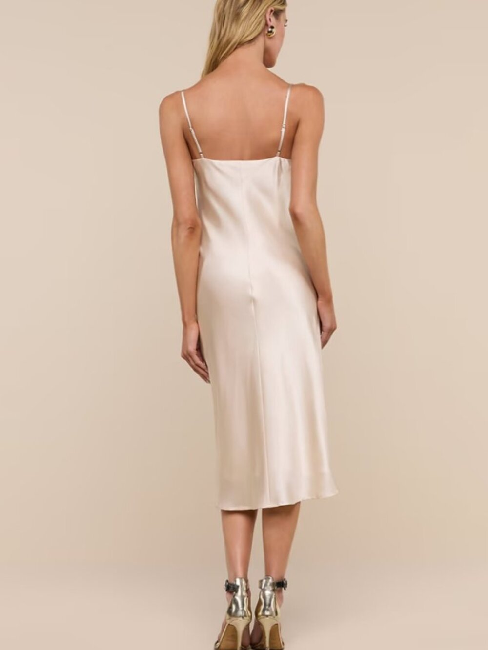 L'agence Silk Slip Dress - Picture 2 of 2